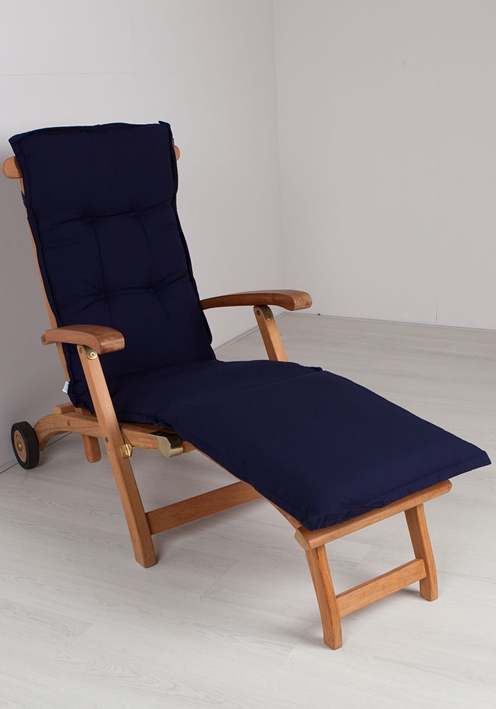Tuinkussenshop deckchair Havana blue