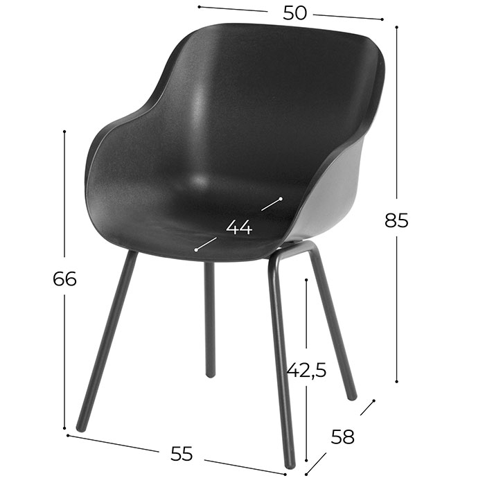 Stoelmaten Sophie rondo elegance xerix