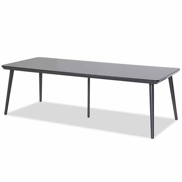 Hartman Sophie studio tafel black HPL-carbon black 240x100cm