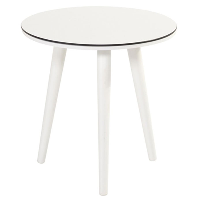 Hartman Sophie studio tafel white HPL-royal white Ø45cm (40cm hoog)