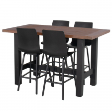 Hartman Sophie bartafel 180x100cm met Sophie wave barstoel xerix (showroomaanbieding)