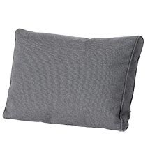 Loungekussen ruggedeelte premium 60x40cm carré - Manchester grey (waterafstotend)