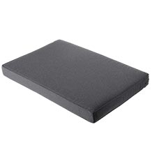 Loungekussen pallet premium 120x80cm carré - Manchester grey (waterafstotend)