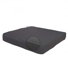 Loungekussen 60x60cm carré - Ribera dark grey (waterafstotend)