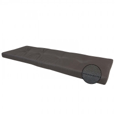 Loungekussen bank 180x60cm - Ribera dark grey (waterafstotend)