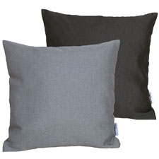 Sierkussenset - Ribera dark grey en anthracite 45x45cm (waterafstotend)