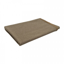 Tafelkleed rond 160cm - Canvas eco taupe (waterafstotend)