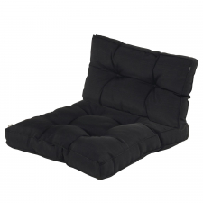 Loungekussen zit en rug 70x70cm Florance - Casual black