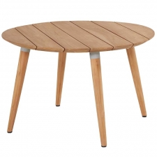 Hartman Sophie studio tafel teak-misty grey Ø120cm