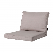 Loungekussen zit en rug 73x73cm carré - Basic taupe