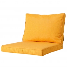 Loungekussen zit en rug 60x60cm Carré - Panama golden glow