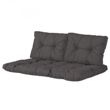 Palletkussen zit en rug Florance (120x80cm) - Basic black