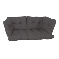 Palletkussen zit/arm/rug florance (120X80cm) - Basic black