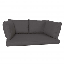 Palletkussen zit/arm/rug carré (120X80cm) - Basic black
