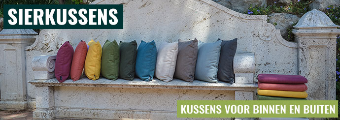Sierkussens voor binnen en buiten